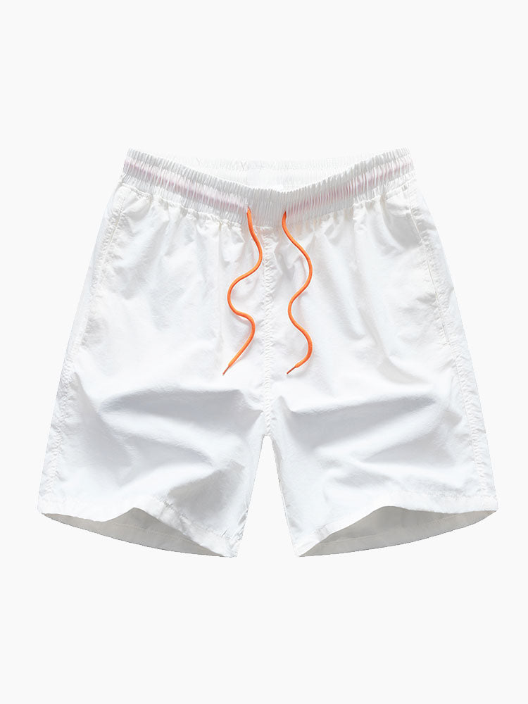 Island Sailing Print Button Up Shirt & Badeshorts